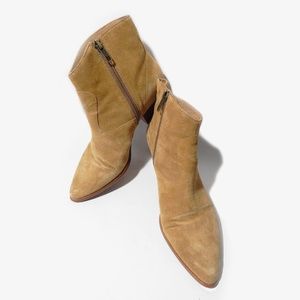 ASH Heidi Bis Africa Suede Western Ankle Boots